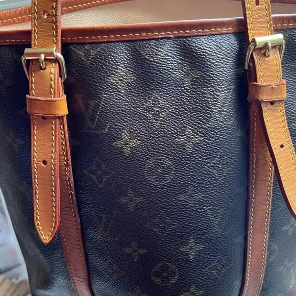 Louis Vuitton Monogram Bucket GM Tote Authentic Vintage DK1018 Made in France - Picture 13 of 16